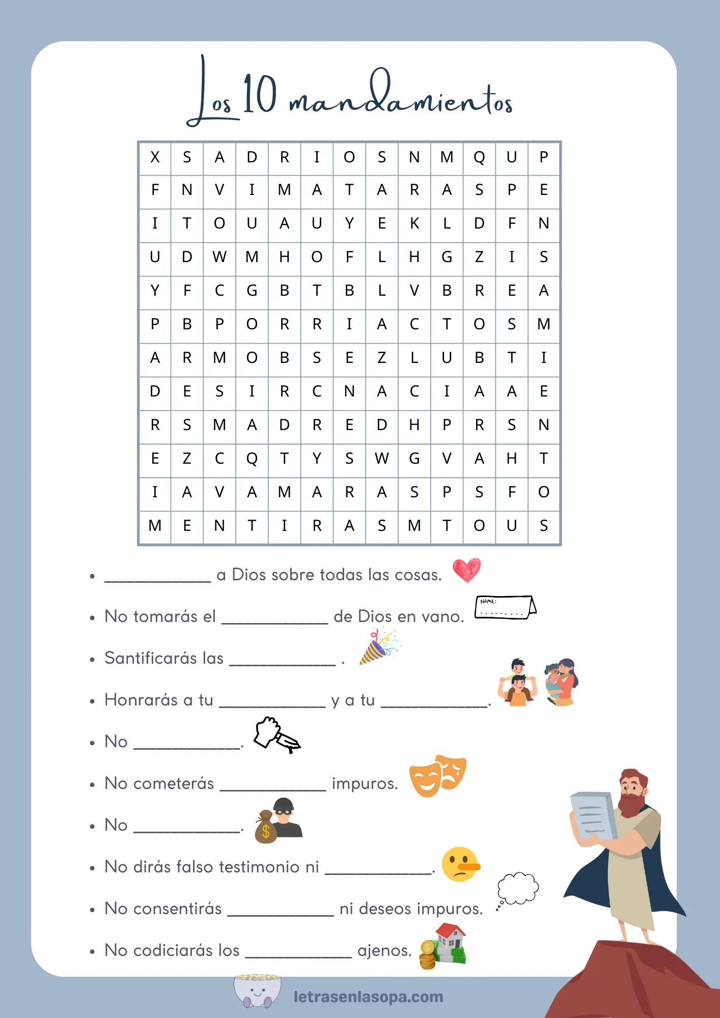  sopas de letras para imprimir pdf gratis