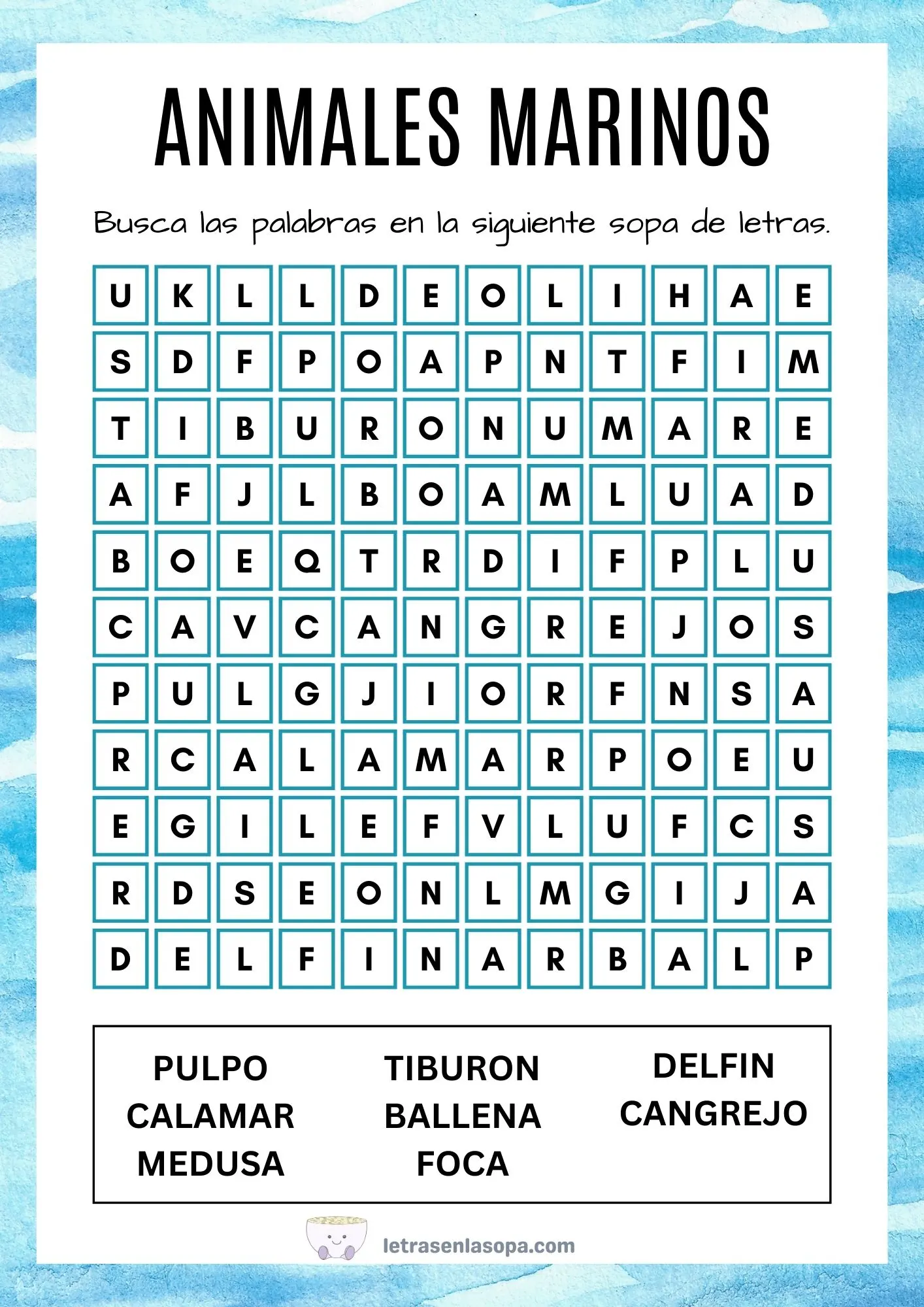 sopas de letras para adultos mayores en la oficina en el aeropuerto