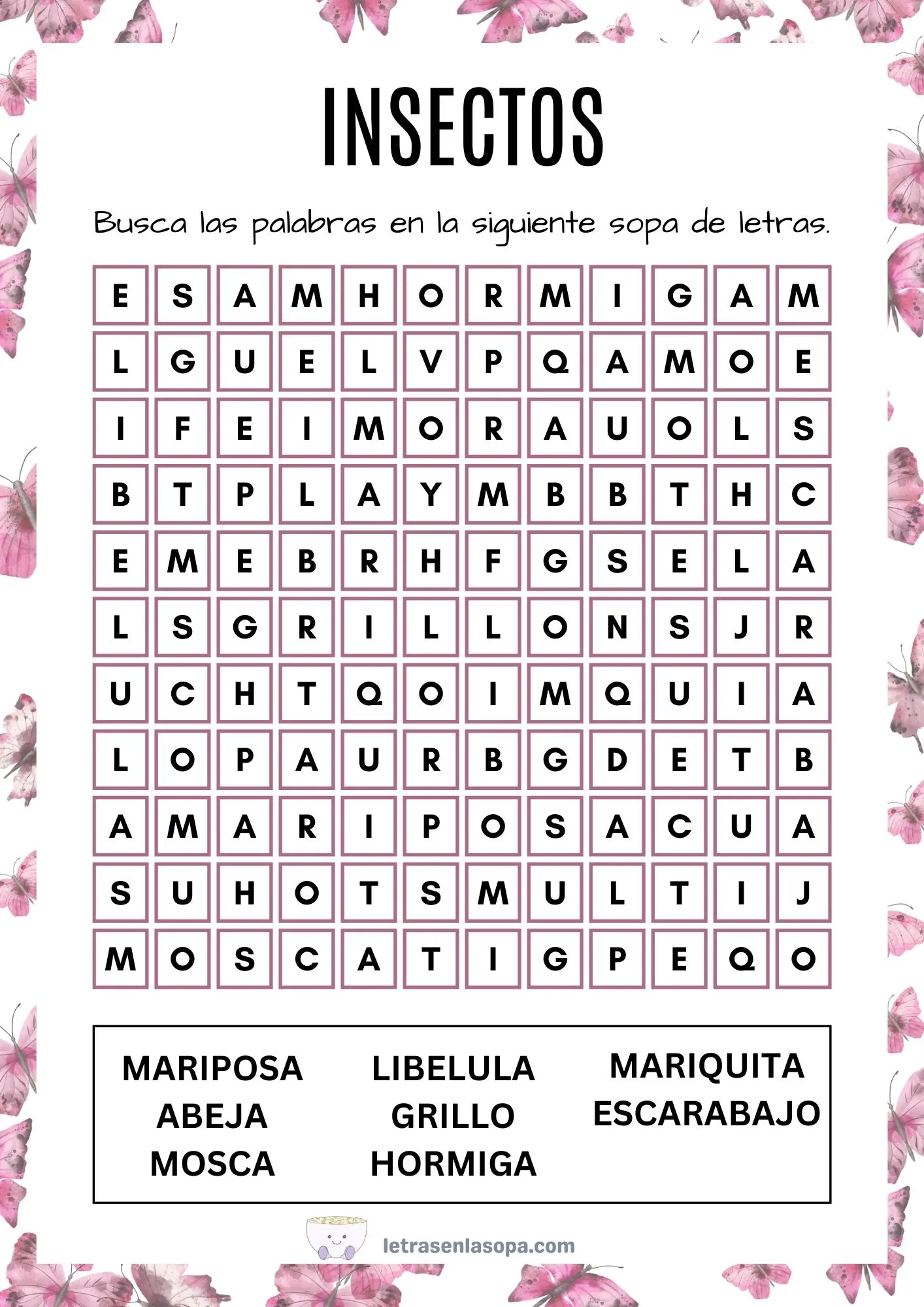 sopas de letras para adultos mayores en la oficina en el aeropuerto