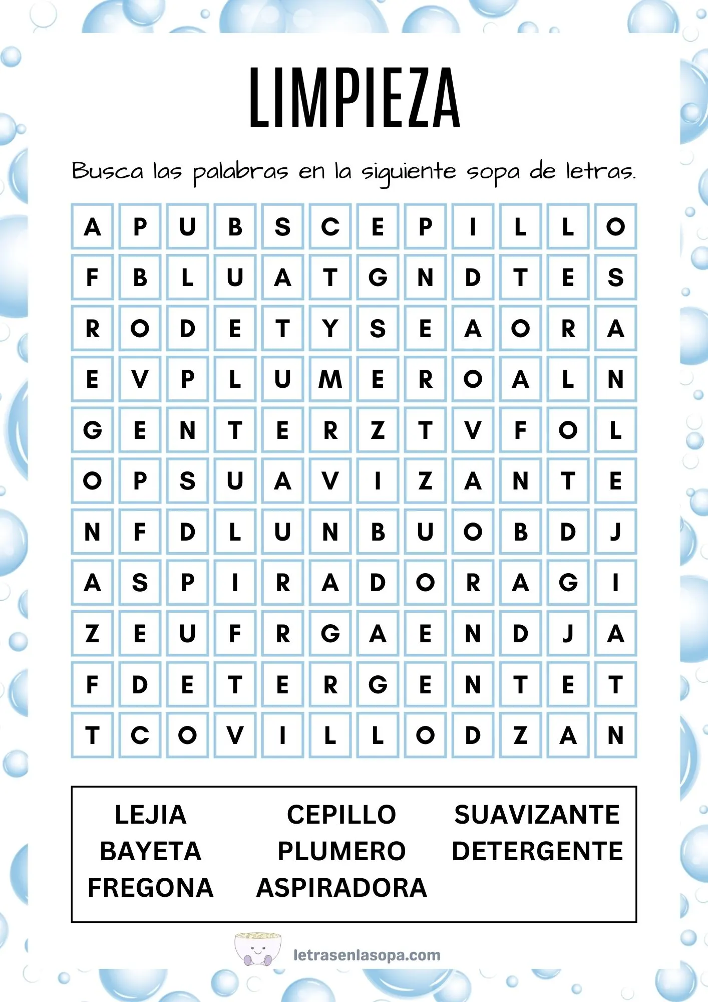 sopas de letras para adultos mayores en la oficina en el aeropuerto