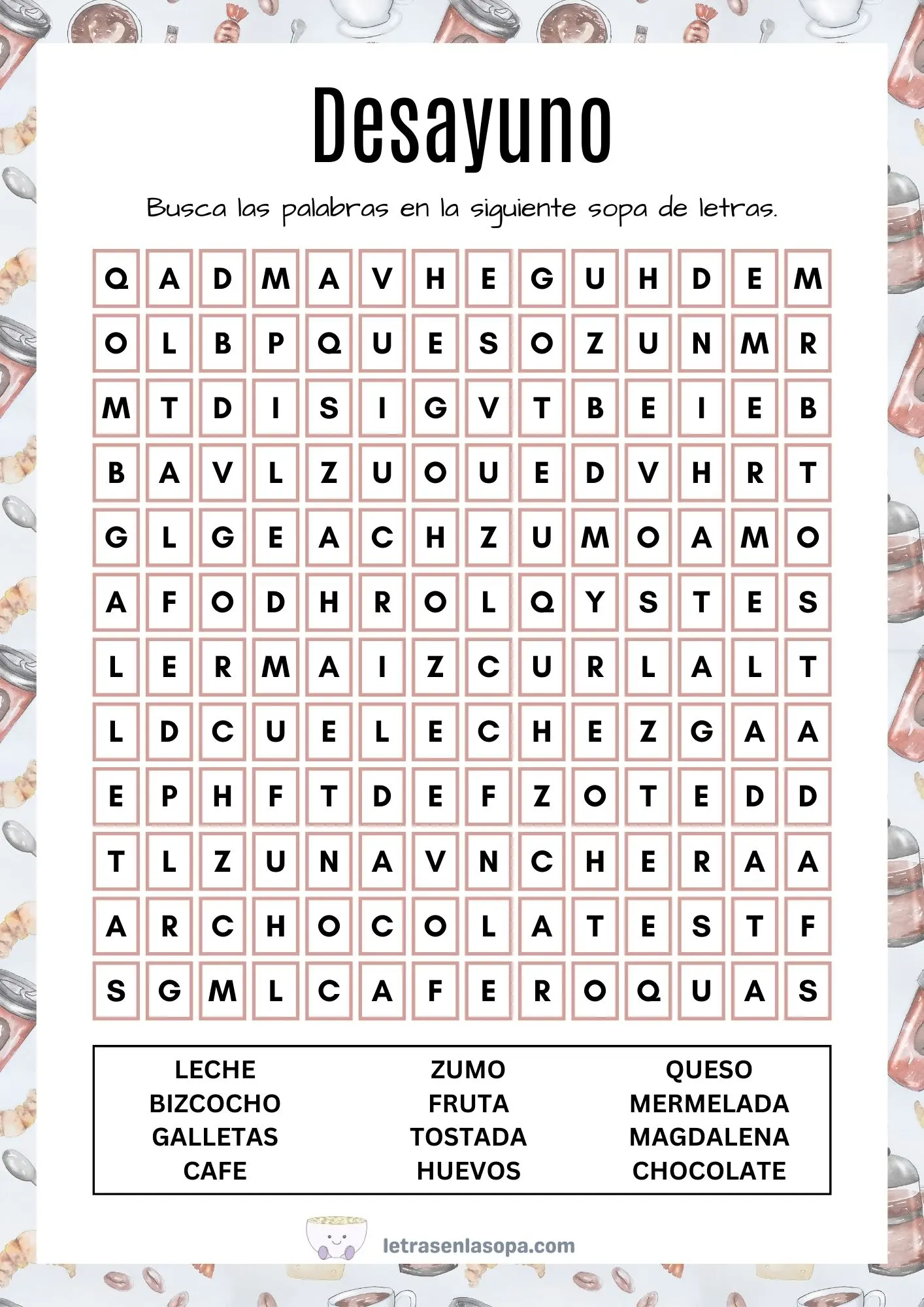 sopa de letras para adultos para imprimir pdf