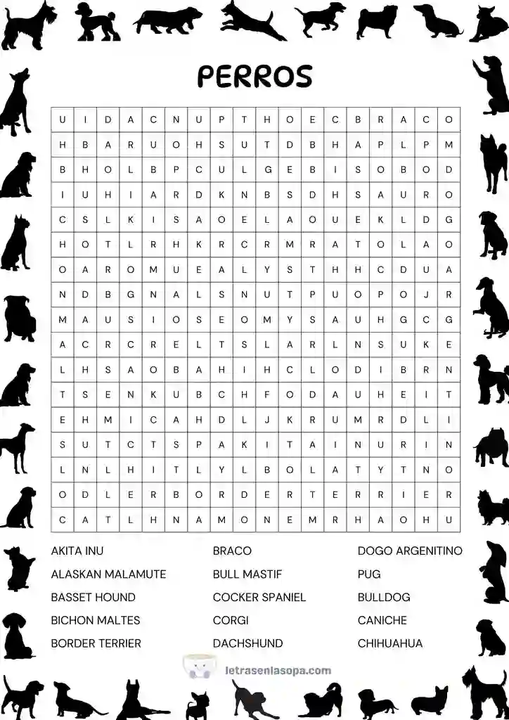 sopas de letras para adultos difíciles gratis imprimir