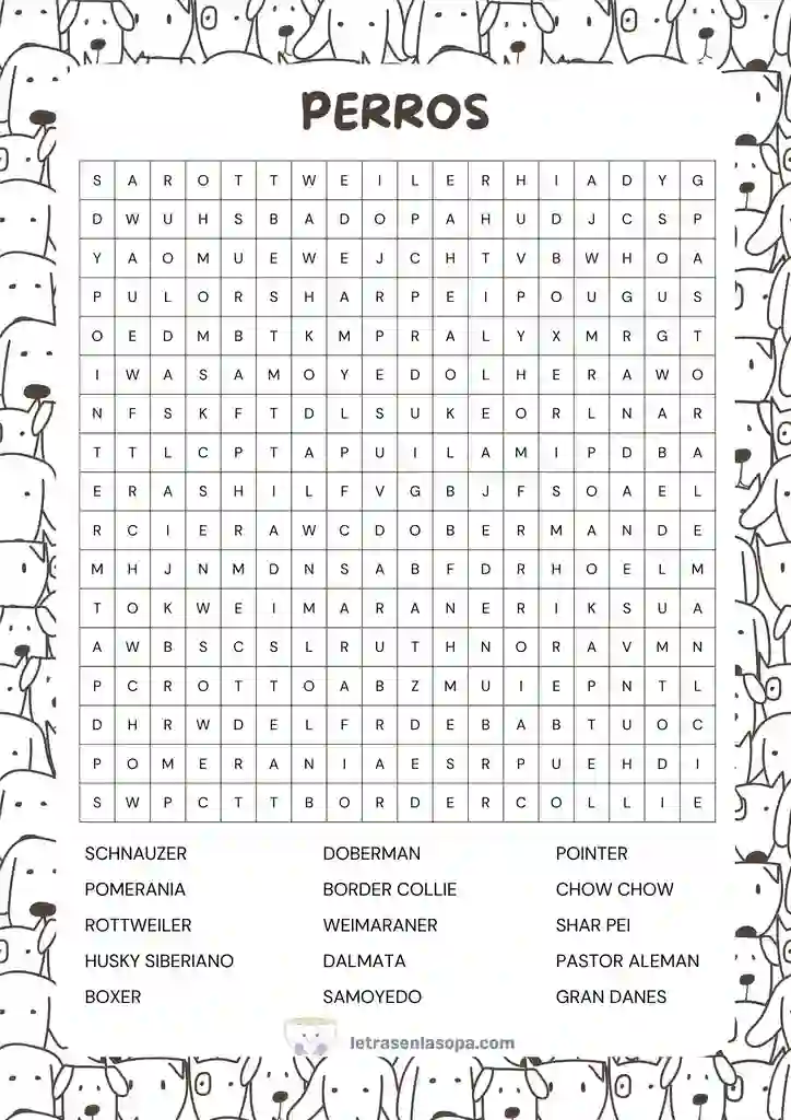  sopa de letras para imprimir dificiles